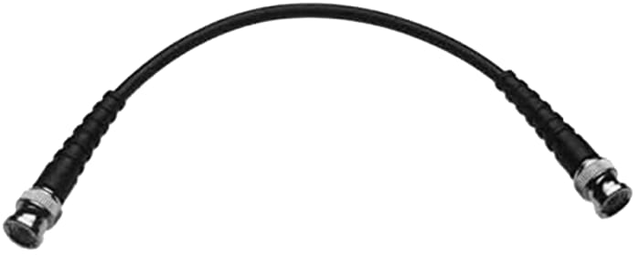 Câble coaxial Telegartner, RG58C/U, BNC, / BNC, 500mm, Noir