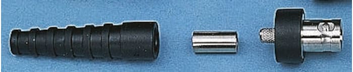 Telegartner, jack, 50Ω, Crimp Termination, Straight Body