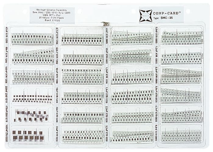 Nova, Surface Mount Ceramic Capacitor Kit 2310 pieces