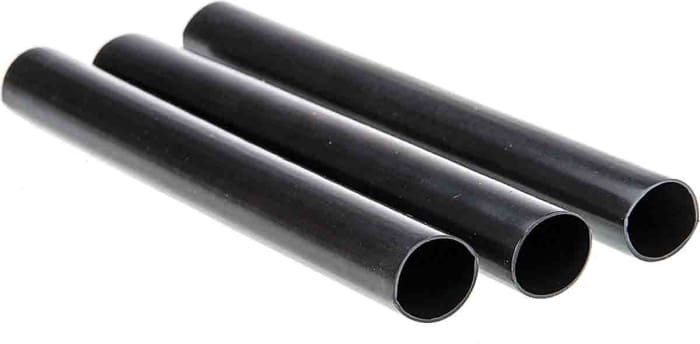 Alpha Wire Adhesive Lined Heat Shrink Tubing, Black 76.2mm Sleeve Dia. x 152mm Length 5.6:1 Ratio, FIT Shrink Tubing