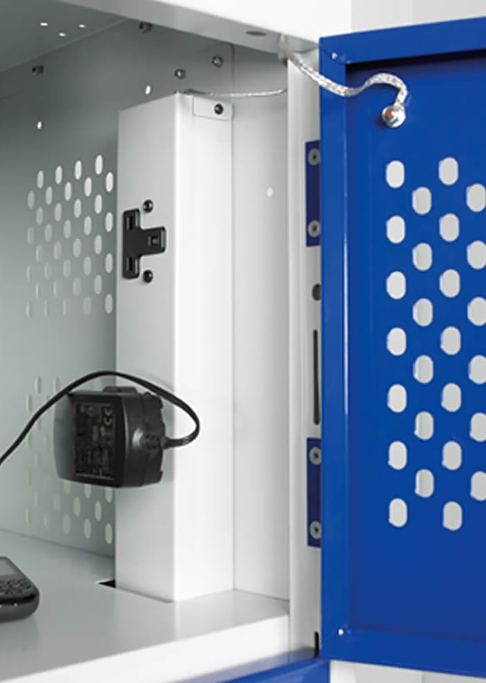 RS PRO | RS PRO 8 Door Ventilated Mild Steel Blue Locker, 1800 mm x 300 ...