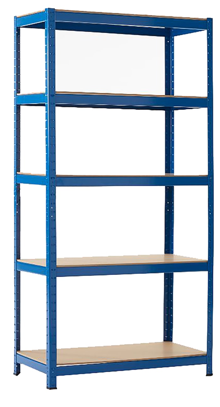 RS PRO, RS PRO Blue Storage Rack System Starter Bay, 1800mm, 900mm x 450mm, 113-4512