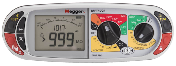 Multifunkční tester, číslo modelu: MFT1721 A, AC, B, S