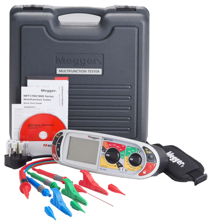 1008-123 Megger | Megger MFT1721 Multifunction Tester 10000V Earth