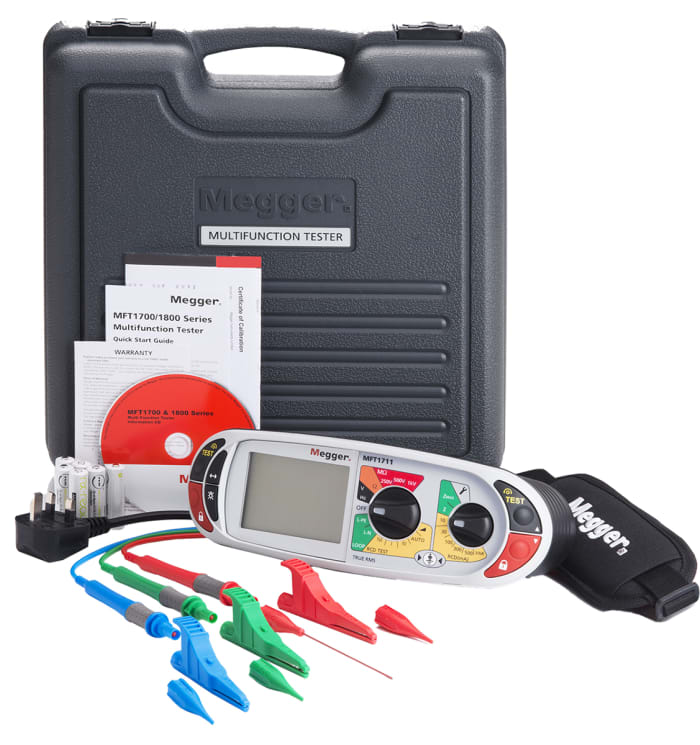 1008121 Megger Megger MFT1711 Multifunction Tester, 250 V, 500 V