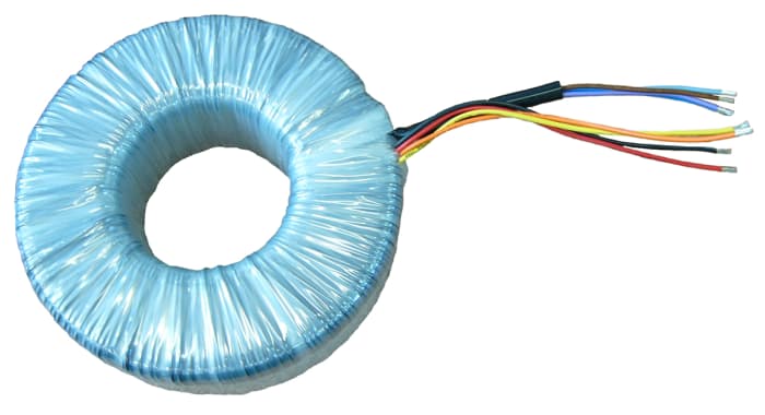 Transformateur torique RS PRO, 2 x 115V c.a. → 2 x 9V c.a., 80VA