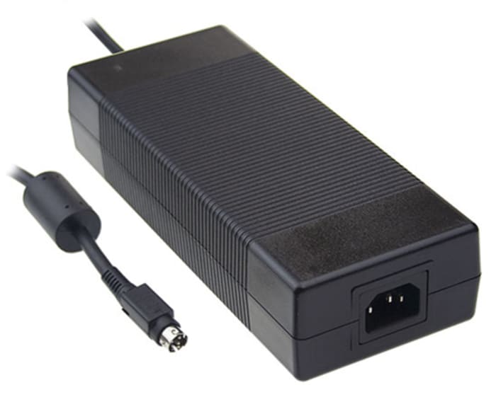 MEAN WELL 180W Power Brick AC/DC Adapter 12V dc Output, 0 → 15A Output