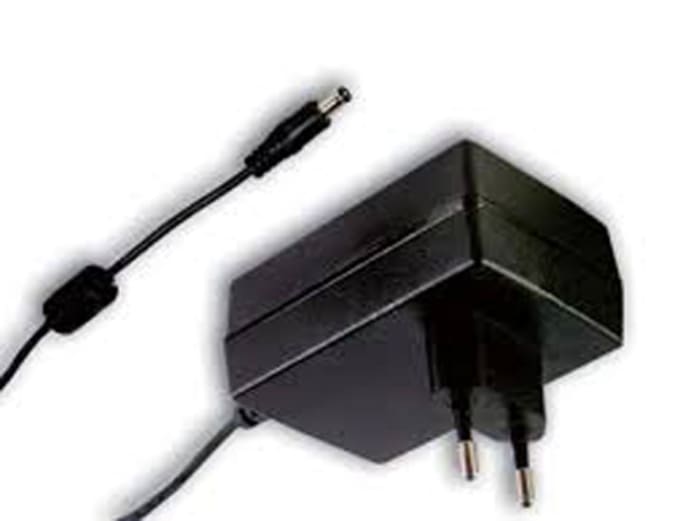 MEAN WELL 18W Plug-In AC/DC Adapter 9V dc Output, 2A Output
