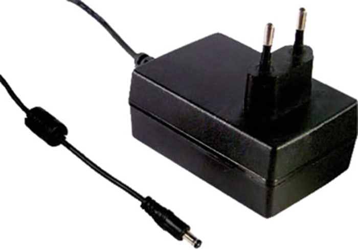 MEAN WELL 21.5W Plug-In AC/DC Adapter 5V dc Output, 4.3A Output