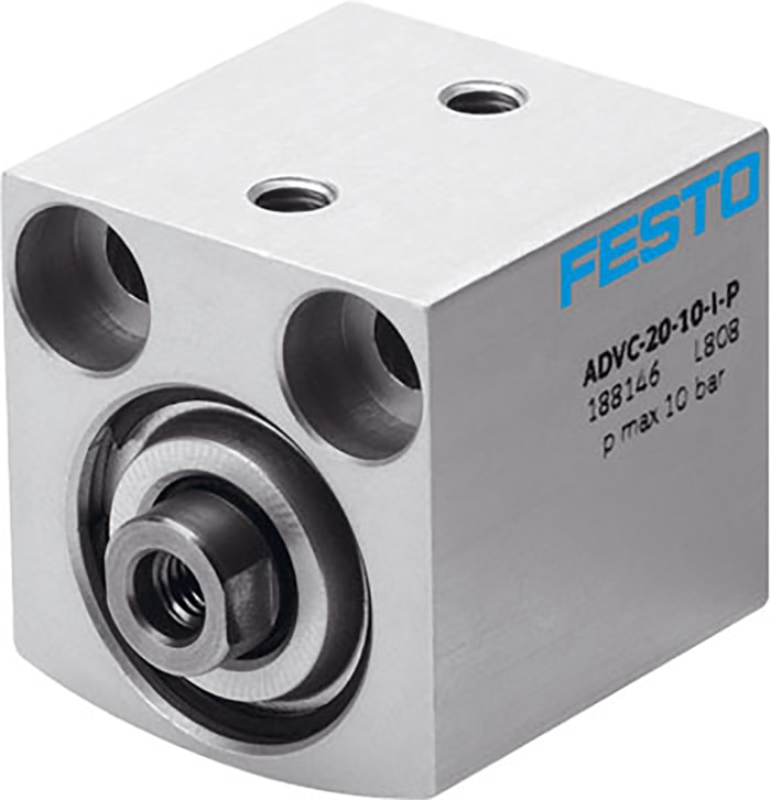 Festo Pneumatic Cylinder - 188117, 16mm Bore, 25mm Stroke, ADVC Series, Double Acting