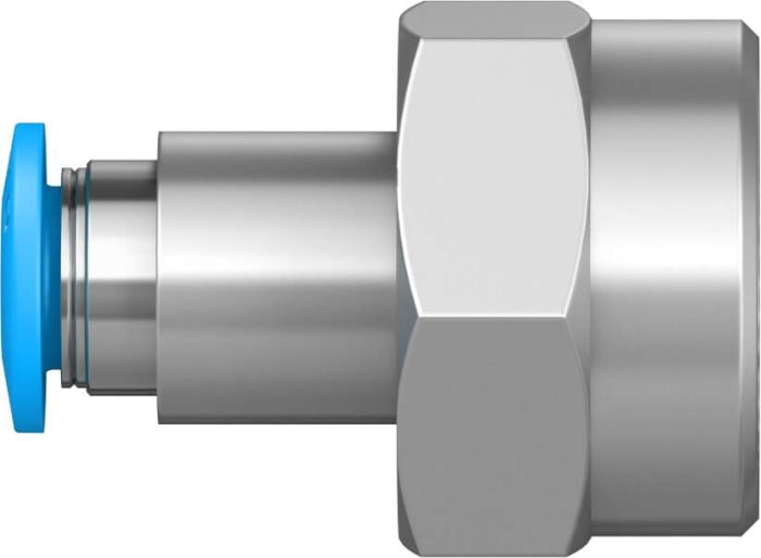 QSF-3/8-6-B Festo | Festo QSF Series, 190652, Female, 3/8 in, G | 121 ...