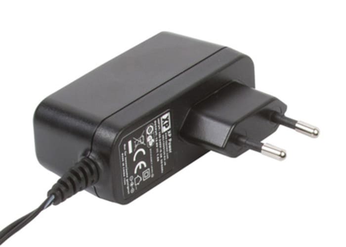 XP Power 12W Plug In Power Supply 9V dc Output, 2A Output