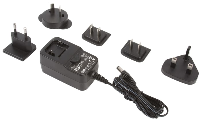 XP Power 24W Plug In Power Supply 15V dc Output, 1.5A Output