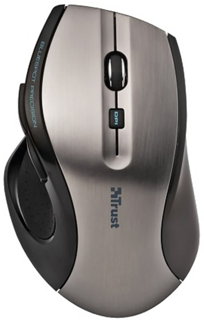 Trust MaxTrack 6 Button Wireless Mouse Black, Grey