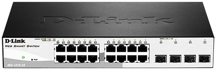 D-Link Web Smart DGS-1210-10P - switch - 10 ports - managed - DGS-1210-10P  - Ethernet Switches 