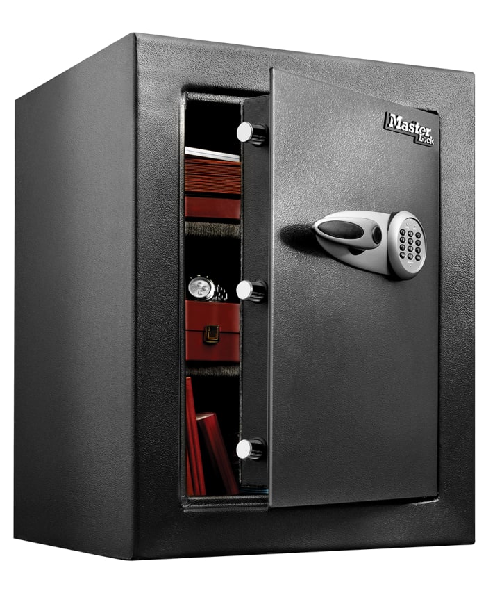 Caja fuerte ignífuga Master Lock para oficinas, capacidad 120L, peso 88.5kg
