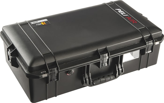 016050-0050-110E Peli | Maleta de transporte Peli 1605 Air de PP Negro,  dim. ext. 231.6 x 733.3 x 426mm, con espuma, sin ruedas, 5.3kg | 121-8889 |  RS Components