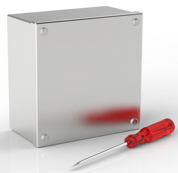 RS PRO RS PRO 304 Stainless Steel Satin Adaptable Enclosure Box