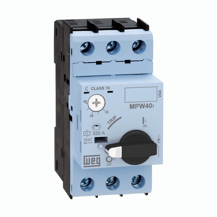 WEG 6.3 → 10 A Motor Protection Circuit Breaker