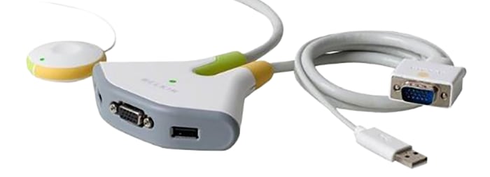 Belkin 2 Port USB VGA KVM Switch, 2048 x 1536 Maximum Resolution