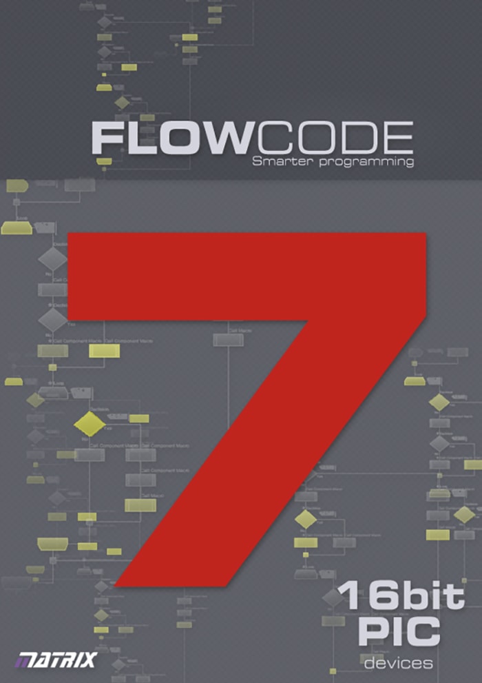Matrix Technology Solutions Flowcode 7 Professional for 16-bit PIC User Licence Software