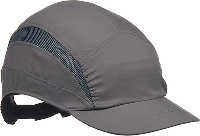 Protector Grey Standard Peak Bump Cap, ABS Protective Material