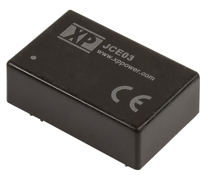 Convertisseur DC-DC XP Power JCE03, Montage traversant, 3W, 1 sortie, 3.3V c.c., 900mA