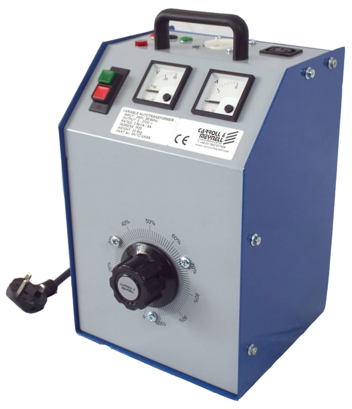 Autotransformador, MVTC-UK9A, Tensión 240V, Potencia 2430VA, 1 Fase, 3 salidas