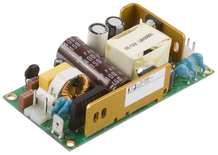 XP Power Switching Power Supply, ECS65US15, 15V dc, 4.3A, 65W, 1 Output, 120 → 370 V dc, 80 → 264 V ac