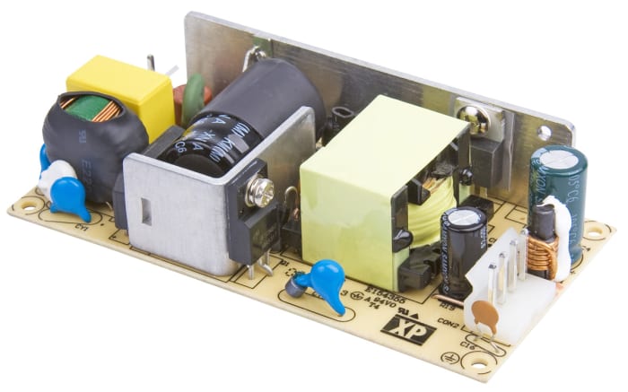 XP Power Switching Power Supply, VCT60US15, 15V dc, 4A, 60W, 1 Output, 85 → 264V ac Input Voltage
