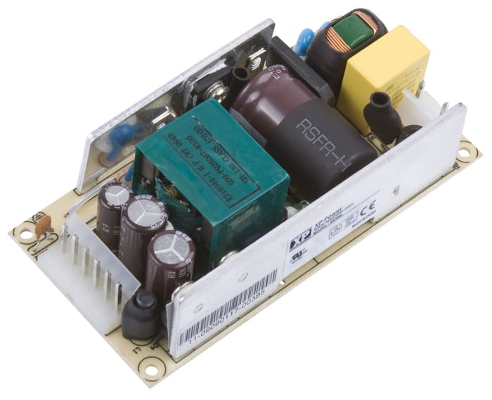 XP Power Switching Power Supply, VFT80US15, 15V dc, 5.53A, 80W, 1 Output, 85 → 264V ac Input Voltage