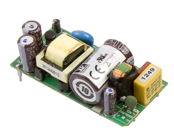 XP Power Switching Power Supply, ECL15UD01-P, ±12V dc, 650mA, 15W, Dual Output, 120 → 370 V dc, 85 → 264