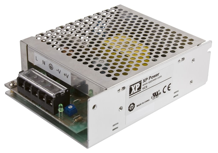 VCS50US12 XP Power | XP Power Power Supply, 12V dc, Output 127 → 370 V dc, 85 → 264 V ac Input Voltage | 122-7873 | RS Components