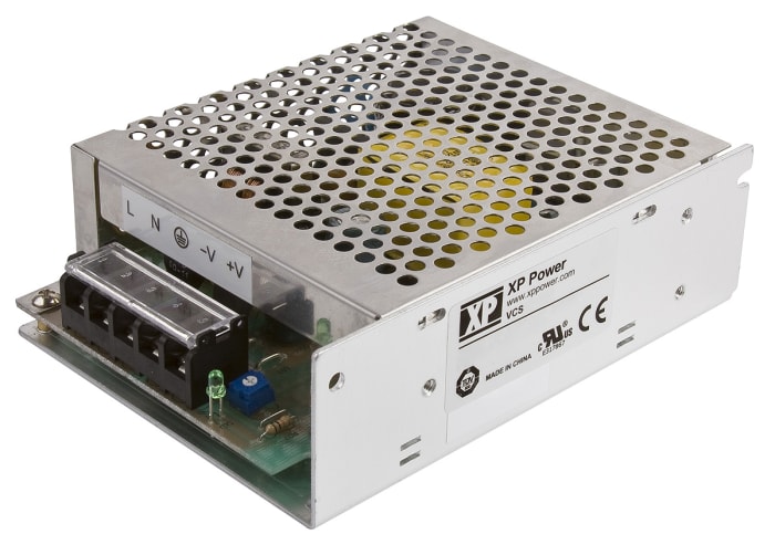 XP Power AC-DC Converter, VCS50US48, 48V dc, 1.05A, 50W, 1 Output, 127 → 370 V dc, 85 → 264 V ac Input