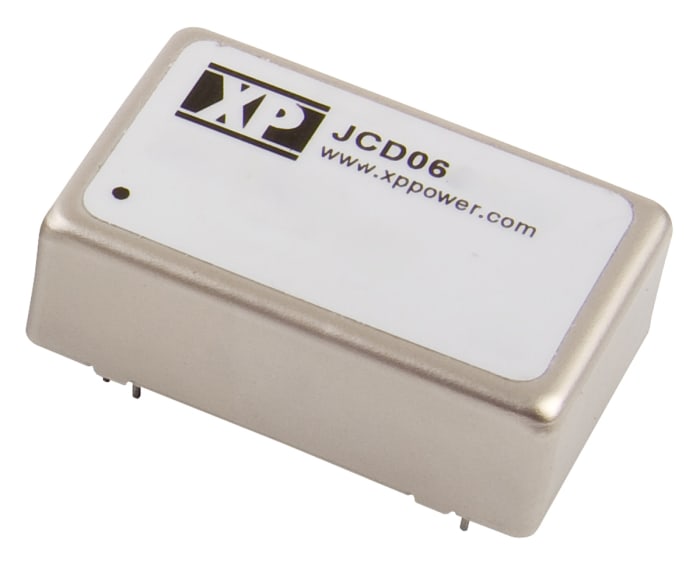 XP Power JCD DC-DC Converter, 5V dc/ 1.2A Output, 4.5 → 9 V dc Input, 6W, Through Hole, +100°C Max Temp -40°C