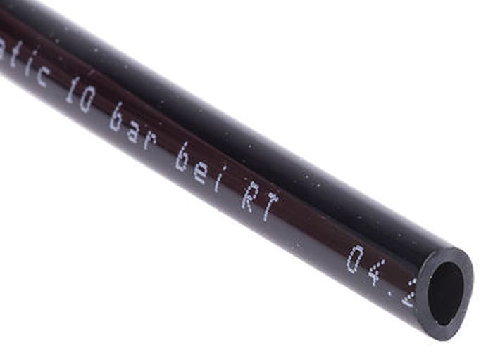 Festo Compressed Air Pipe Black Polyurethane 12mm x 50m PUN-H Series, 197394