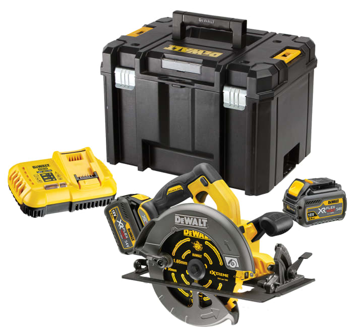 DeWALT FLEXVOLT DCS575T2-GB 190mm Cordless Circular Saw, 54V