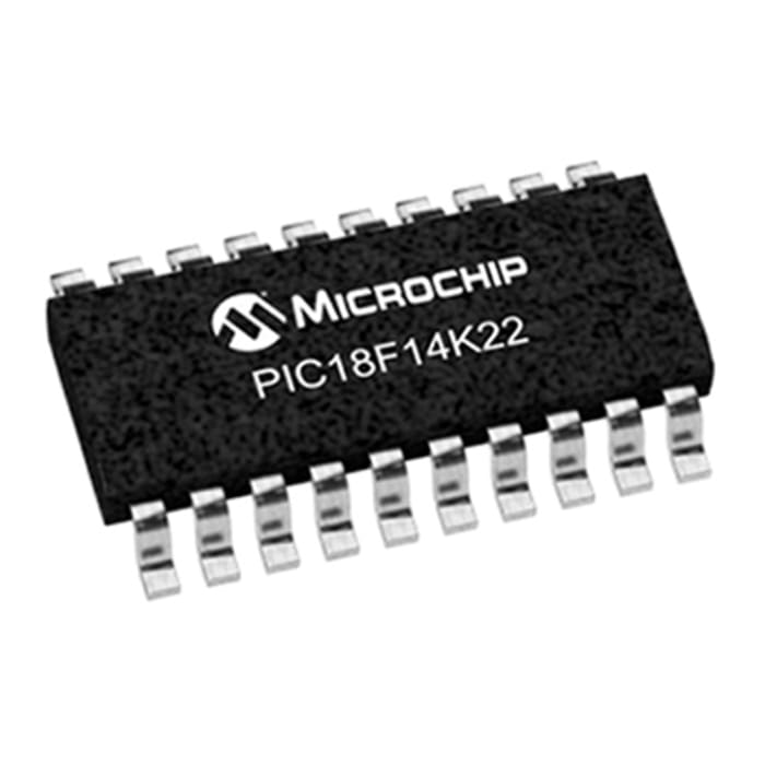 Microcontrolador Microchip PIC18F14K22-I/SO, núcleo PIC de 8bit, RAM 512 B, 64MHZ, SOIC de 20 pines