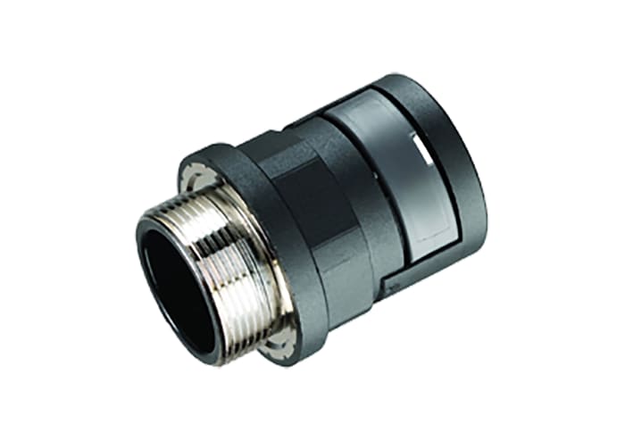 Kopex Thread Converter, Conduit Fitting, 48mm Nominal Size, 50mm, Nylon 12, Black IP68 rating