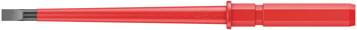 Wera Flat Screwdriver, 1 x 5.5 mm Tip, 154 mm Blade, VDE/1000V