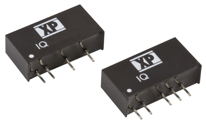 XP Power IQ DC-DC Converter, 5V dc/ 200mA Output, 21.6 → 26.4 V dc Input, 1W, Through Hole, +85°C Max Temp -40°C