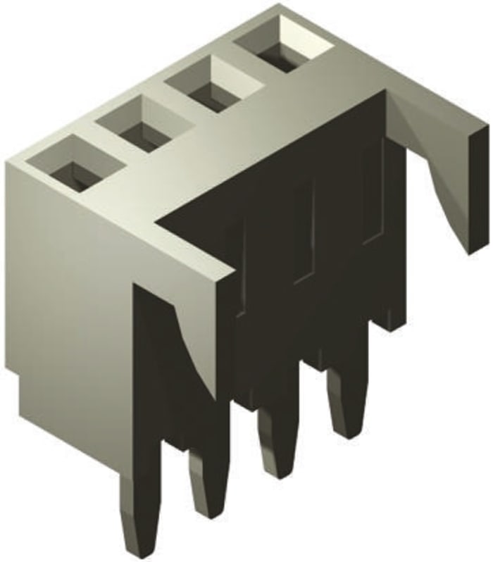Molex KK 254 Series Straight Through Hole Mount PCB Socket, 10-Contact, 1-Row, 2.54mm Pitch, Solder Termination