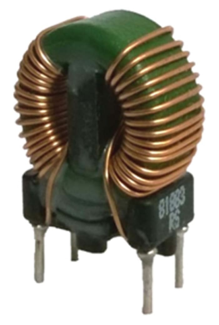 RS PRO 2 x 1 mH 2 A Common Mode Choke 45mΩ 250V