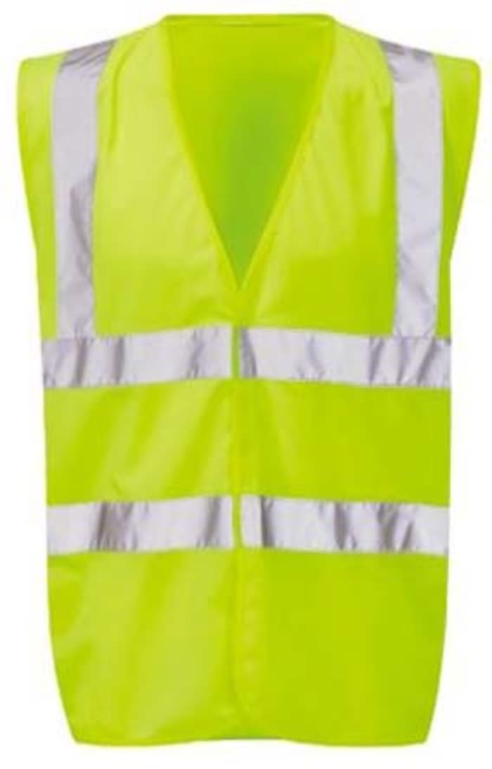 RS PRO Yellow Hi Vis Vest, XL