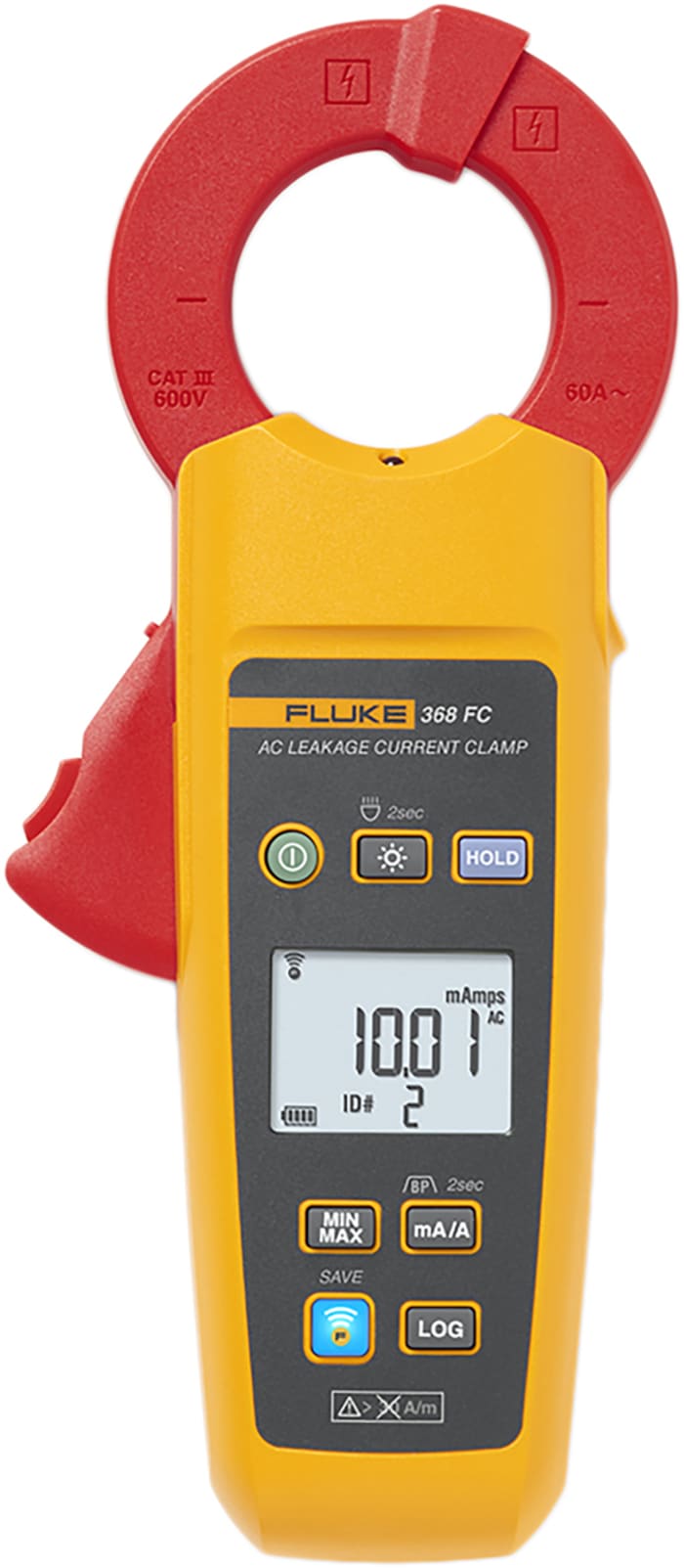 Fluke 368 FC Clamp Meter Wi-Fi, Max Current 60A ac CAT III 600V