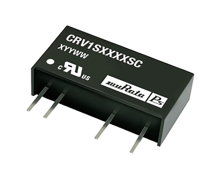 Convertidor dc-dc 1W, Salida ±12V dc, ±42mA, Maximum of 7%