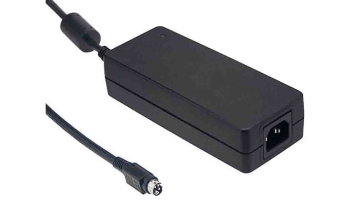MEAN WELL 120W Power Brick AC/DC Adapter 48V dc Output, 0 → 2.5A Output