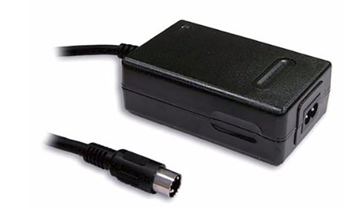 MEAN WELL 28W Power Brick AC/DC Adapter -12V dc Output, (-12 V dc) 0.1 → 0.3A Output