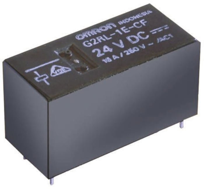 Omron PCB Mount Non-Latching Relay, 48V dc Coil, 12A Switching Current, SPST