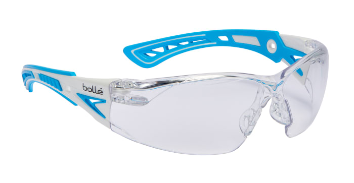 Bolle RUSH+ SMALL Anti-Mist Safety Glasses, Clear Polycarbonate Lens